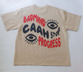 Badmind Caah Stop Progress Short Sleeve Oversized T-Shirt