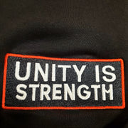 One Love Chenille Embroidery-Fleece Lined Hoodie – Embrace Unity in Style