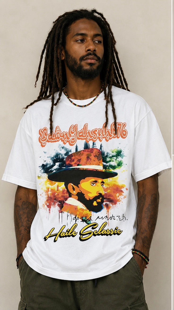 Abstract Haile Selassie T-Shirt