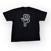 BawnYahsuh876 Rhinestone Logo Tee – BY Black Ice Edition