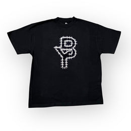 BawnYahsuh876 Rhinestone Logo Tee – BY Black Ice Edition